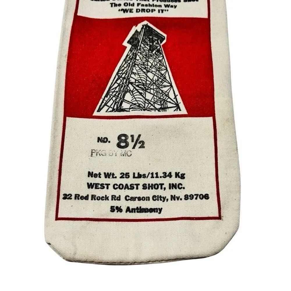 WEST COAST PREMIUM MAGNUM SHOT #8 1/2 Vintage Canvas Ammo Bag Advertisement
